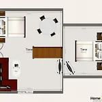 Haus Am Ufer Mit Rheinpanoramablick 公寓 *