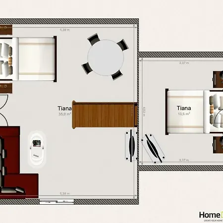 Haus Am Ufer Mit Rheinpanoramablick Appartement *